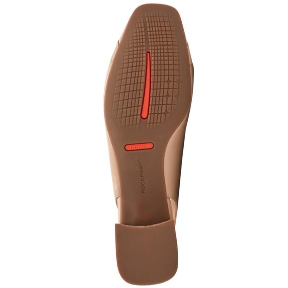 Rockport Womens Total Motion Esma Leather Low Heel Slingback Pumps Beige Size 10 - Picture 4 of 4